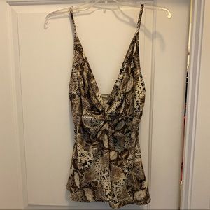 NWT Perfectly Priscilla Twist Front Cami